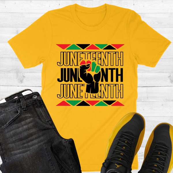 "Fist Triple" Juneteenth